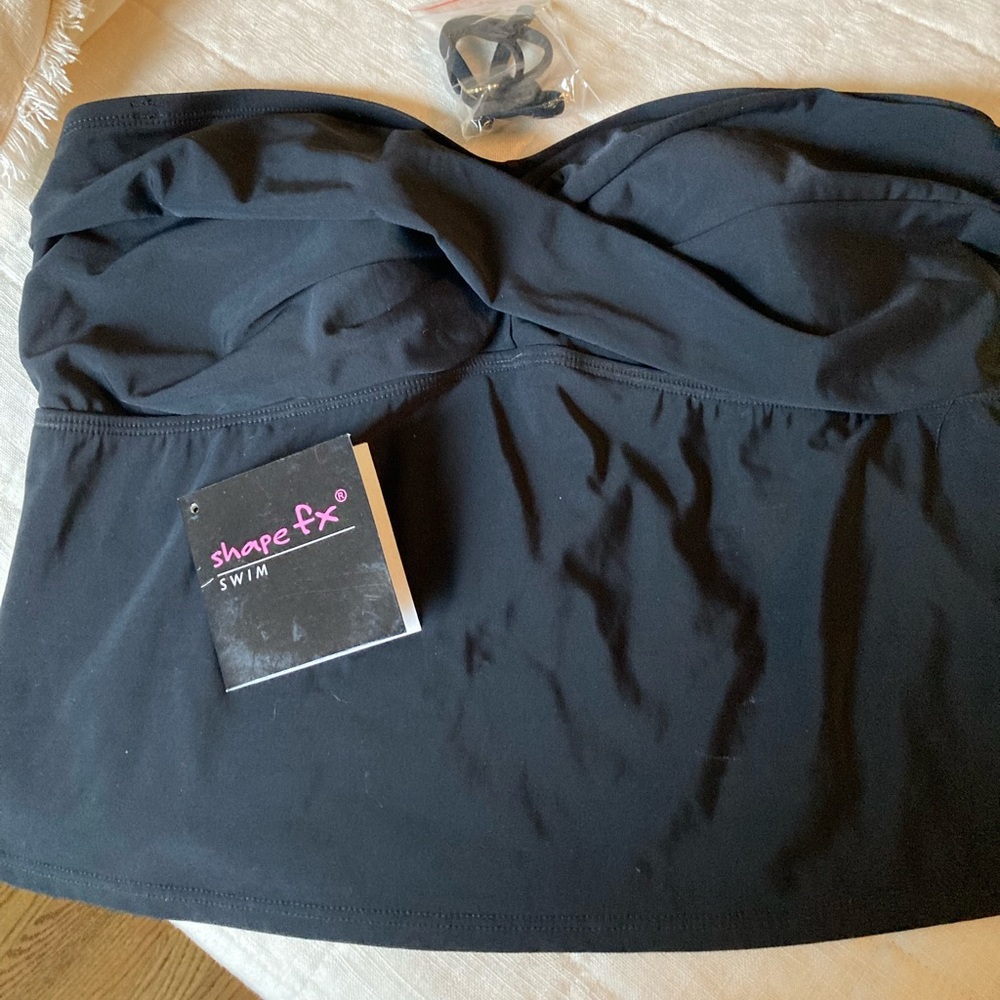 Shape FX Swim Bandeau Tankini Top